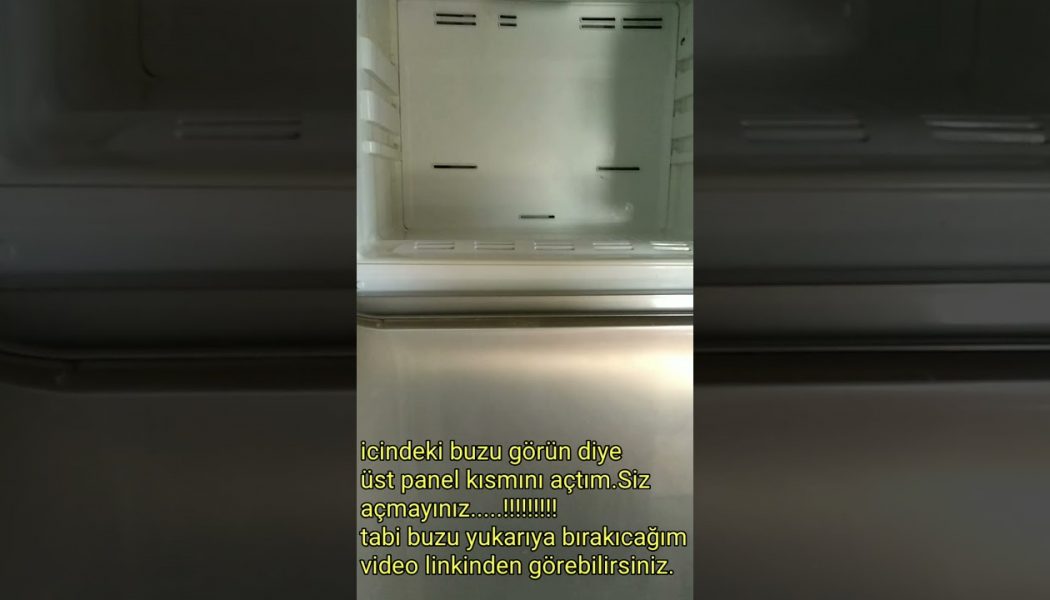 Buzdolabı üst kısmı soğutuyor alt kısmı soğutmuyor – arıza düzeldi 🙂👍 -Mühendis Bey