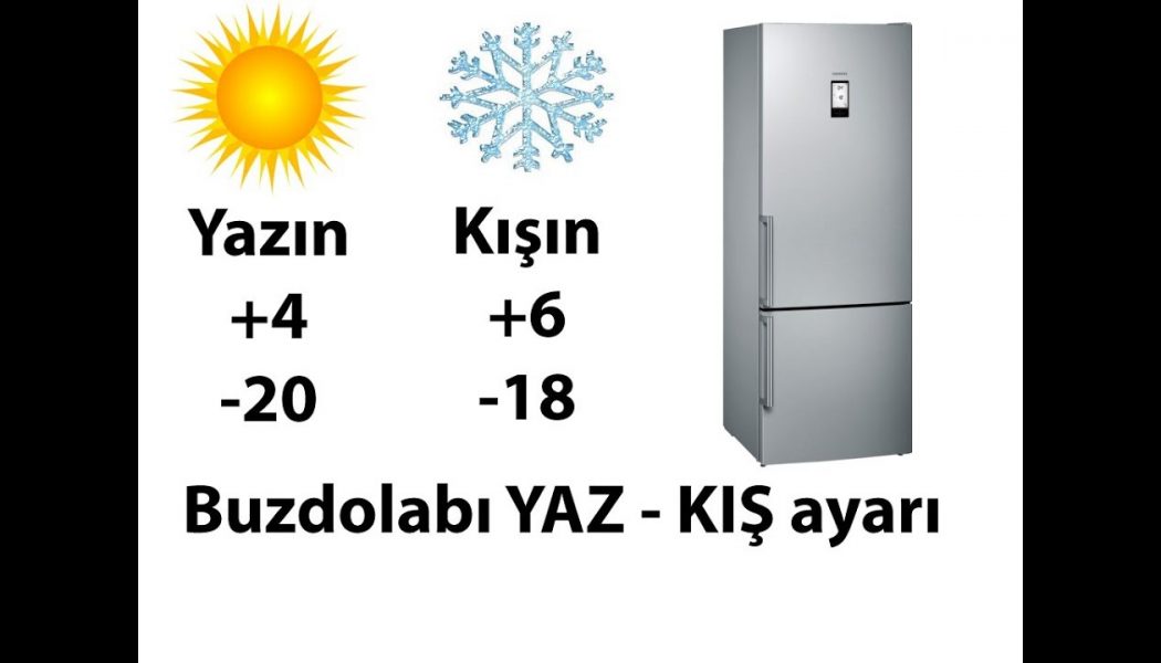 Buzdolabı Yaz – Kış Ayarı Kaç Olmalıdır? Buzdolabı Nasıl Tasarruf Yapar?