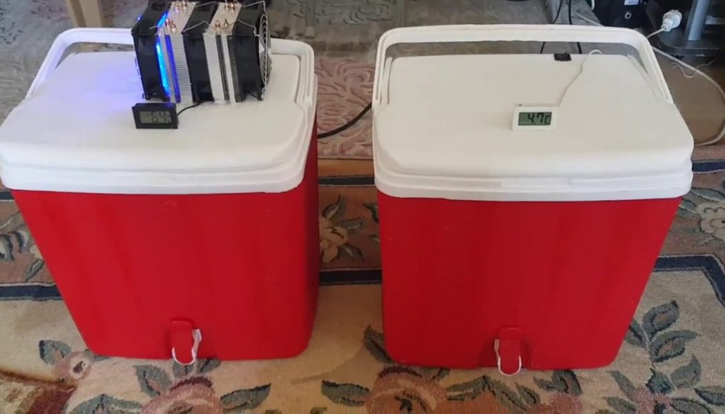 peltier soğutucu ile araç buzdolabı yapmak +2 °C (diy cooler Fridge)