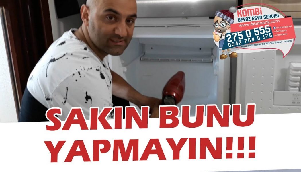 Buzdolabını Sakın Böyle Eritmeyin! Buzdolabı Defrost Arızası Sonrası Yapılan Hatalar!