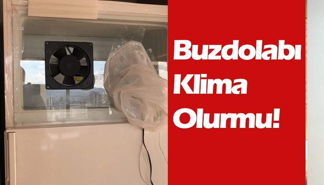 Buzdolabından Klima Olur mu? El Yapımı Klima! Evde Buzdolabından Klima Yapıyoruz!