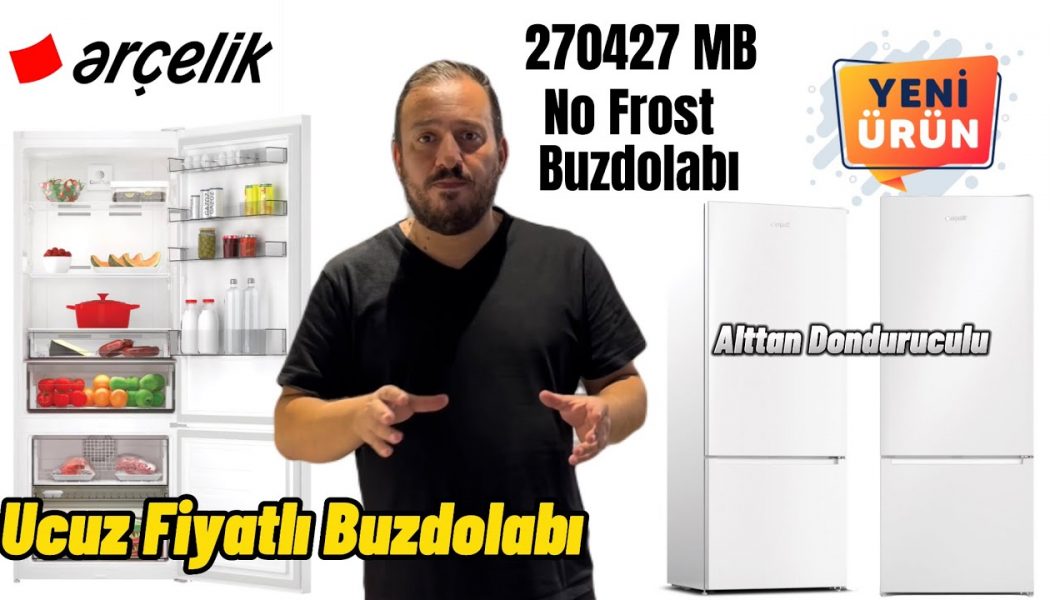 Arçelik 270427 MB Yeni No Frost Buzdolabı Tanıtım Videosu / Toplam Hacim 427 Lt / Cool Plus Soğutma