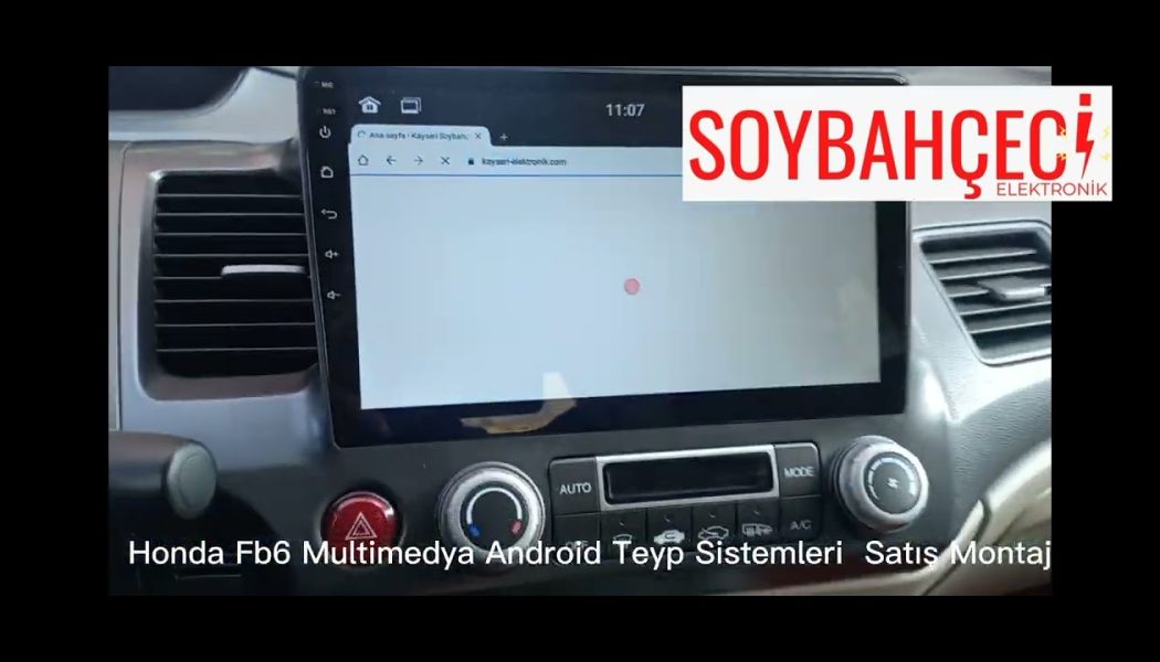 Honda Fb6 (Android Ekranlı Teyp Sistemleri) Satış Montaj Tamir