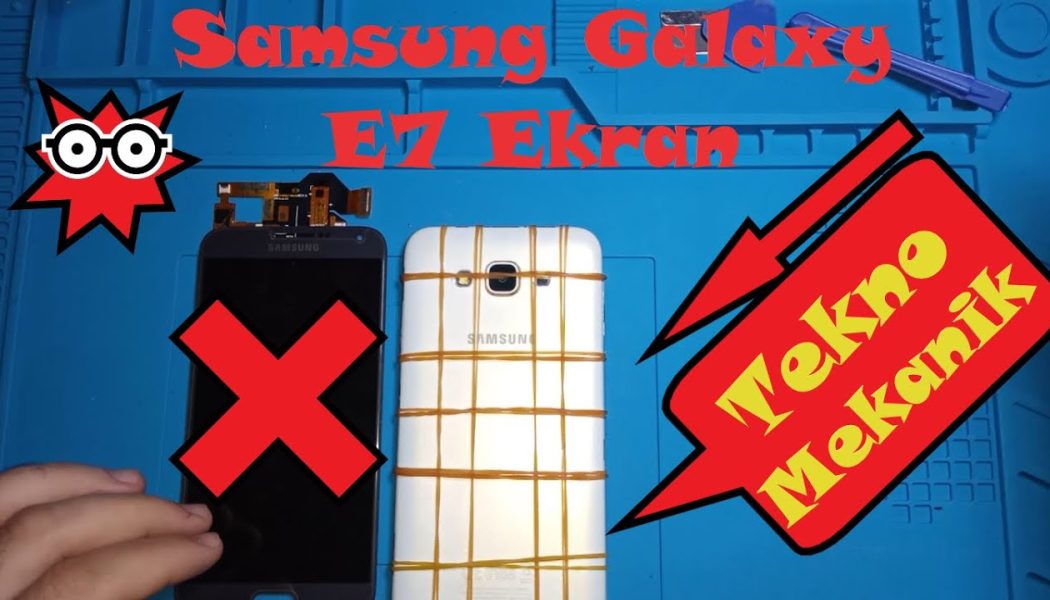 Samsung Galaxy E7 Ekran Değişimi | Japon Yapıştırıcı İle Mücadele | Tamir Et…