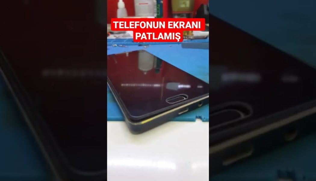 telefonun ekranı patlamış sebebi nedir sizce ? #cantürkgsm #alicantürk #tamir