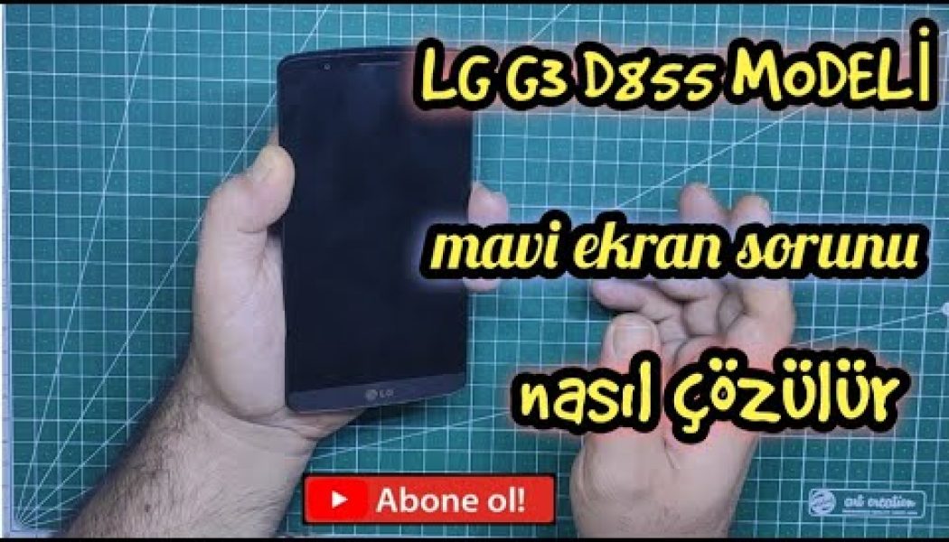 LG G3 D855 MODELİ. Mavi ekran sorunu nasıl çözülür. Al tamir et kullan veya sat.