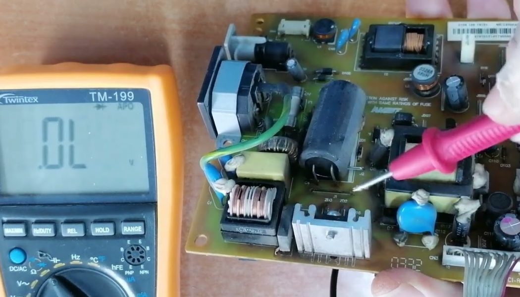 Elektronik Kart Hızlı Arıza tespiti, Philips Lcd monitör power ışığı yok,